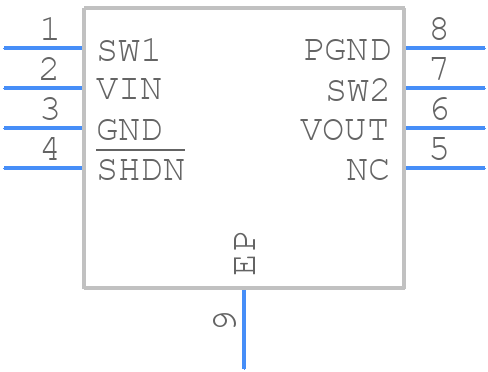 LTC3531-3.3 - Analog Devices - PCB symbol