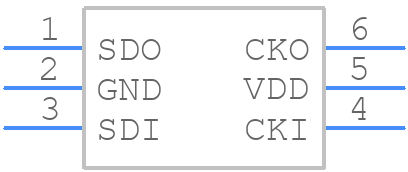 IN-PC20TBT5R5G5B - Inolux - PCB symbol