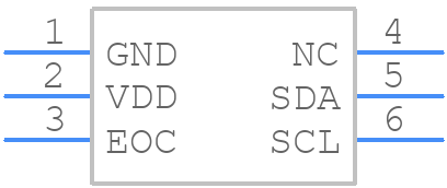 ABP2MRRT005PD2A3XX - Honeywell - PCB symbol