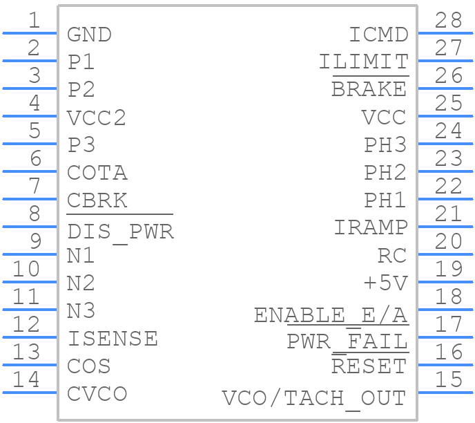 ML4411ACS - Micro Linear - PCB symbol