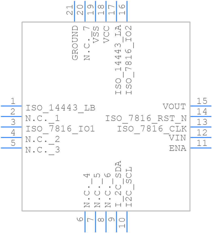SE050F2HQ1/Z018HZ - NXP - PCB symbol