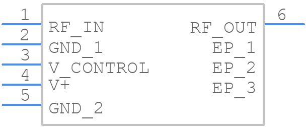 EVA-3000+ - Mini-Circuits - PCB symbol