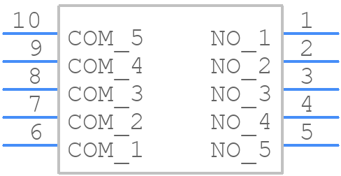 204-125ST - CTS - PCB symbol