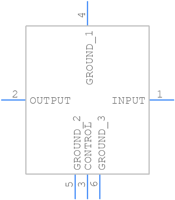 SYAS-1+ - Mini-Circuits - PCB symbol
