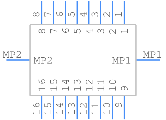 105429-1416 - Molex - PCB symbol