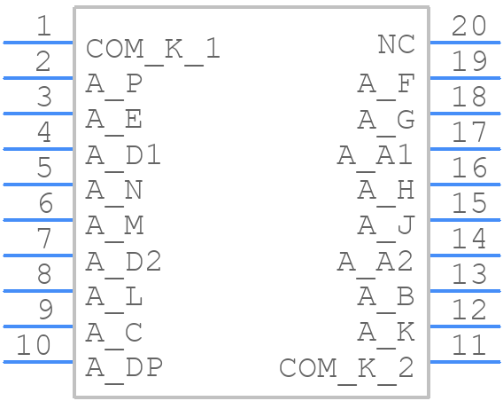 PSC23-11SRWA - Kingbright - PCB symbol
