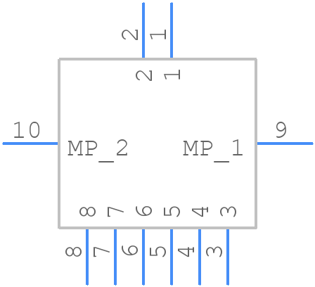 ZE05H-8DP-2V - Hirose - PCB symbol