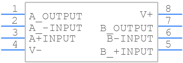 NJM2119AM - JRC - PCB symbol