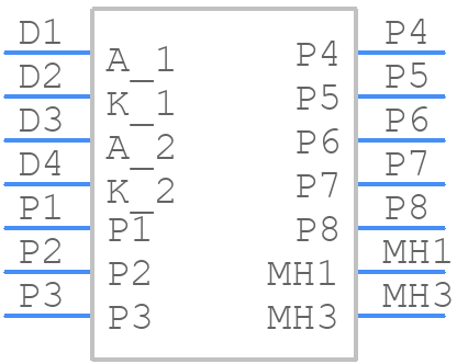 CRJ003-ML1-TH - Same Sky - PCB symbol