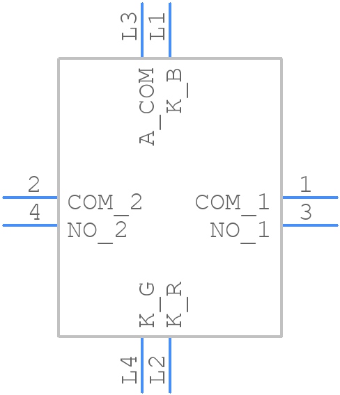 228CDVARGBFBAC - CTS - PCB symbol