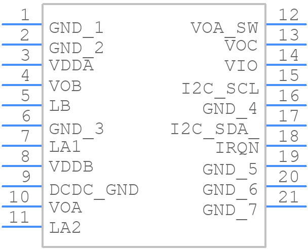 EFP0107GM20-D - Silicon Labs - PCB symbol