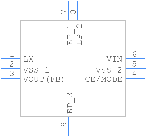 XC9236A33CER-G - Torex - PCB symbol