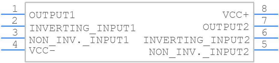 TSH82IPT - STMicroelectronics - PCB symbol