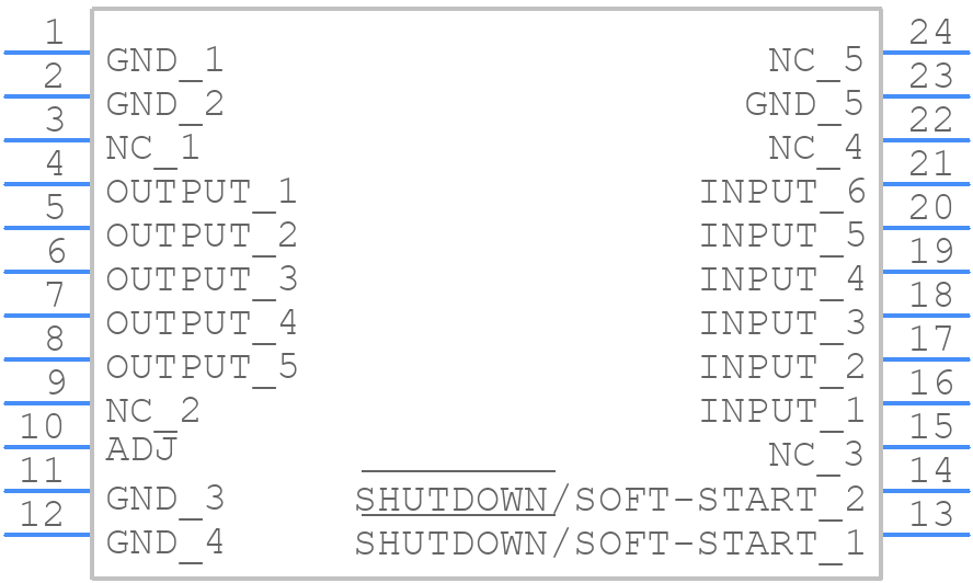LM2825N-5.0/NOPB - Texas Instruments - PCB symbol