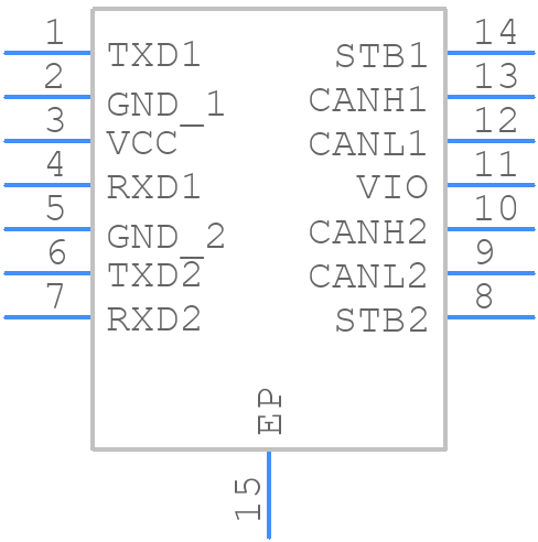 TJA1448ATK/0Z - NXP - PCB symbol