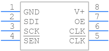 LTC6903CMS8#TRPBF - Analog Devices - PCB symbol