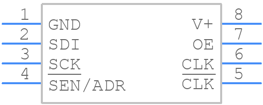 LTC6903HMS8#TRPBF - Analog Devices - PCB symbol