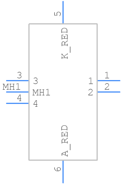 TL1220R1BBBRHALO - E-Switch - PCB symbol