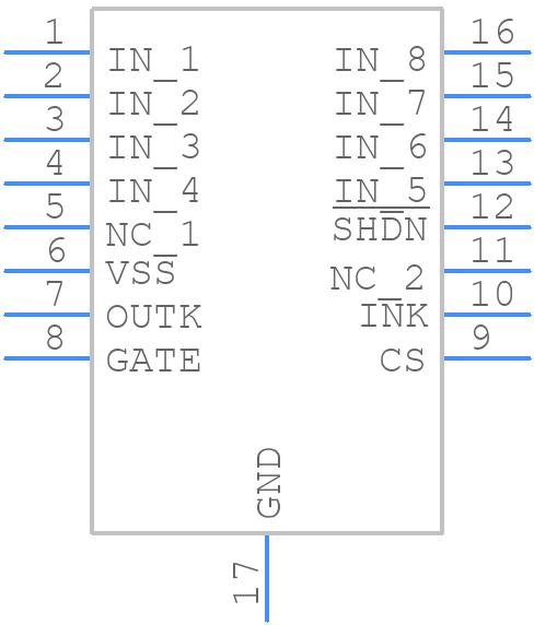 LTC4376HDHD#PBF - Analog Devices - PCB symbol