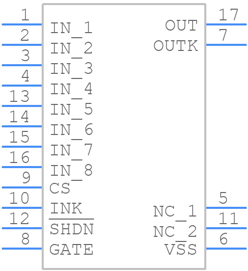 LTC4376IDHD#PBF - Analog Devices - PCB symbol
