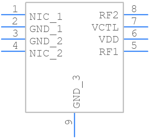 HMC1055LP2CE - Analog Devices - PCB symbol