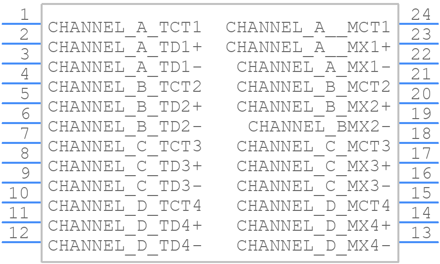 HX6164NL - Yageo Group - PCB symbol