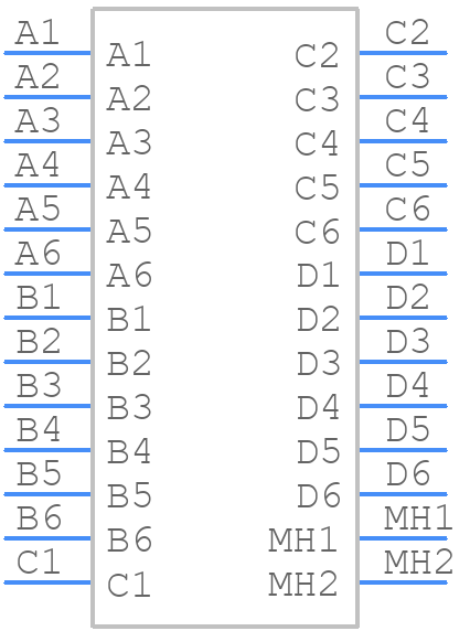 6450873-3 - TE Connectivity - PCB symbol