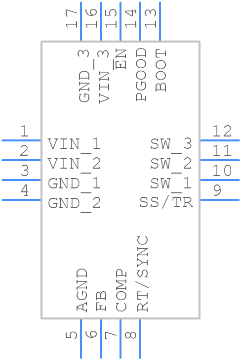 RT8079GQW - RICHTEK - PCB symbol