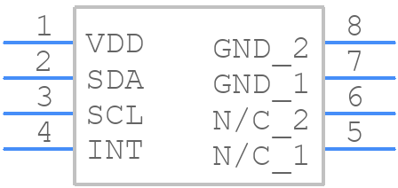 TCS34303 - ams OSRAM - PCB symbol