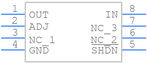 LT1521CMS8#PBF - Analog Devices - PCB symbol