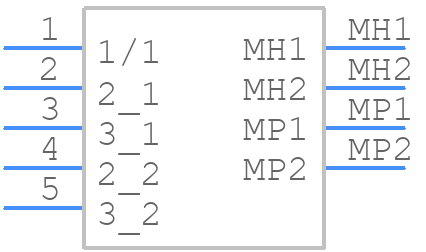 RK10J12R0A0B - ALPS Electric - PCB symbol