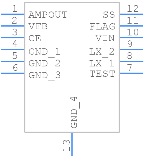 R1213K001B-TR - Ricoh - PCB symbol