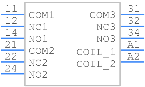 7-1419111-1 - TE Connectivity - PCB symbol