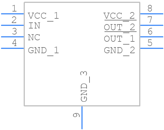 IXDI614SI - LITTELFUSE - PCB symbol
