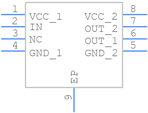 IXDN614SI - LITTELFUSE - PCB symbol