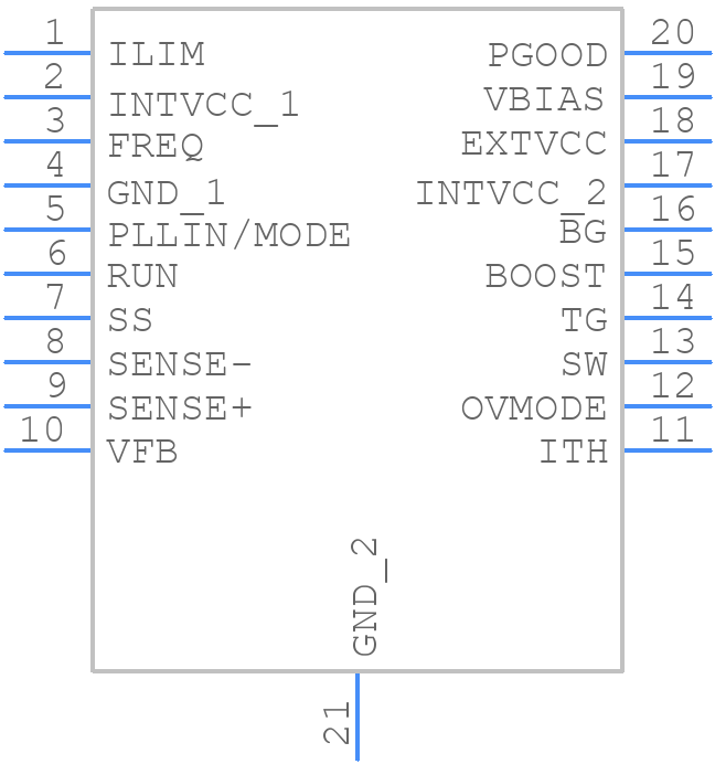 LTC3769MPFE#PBF - Analog Devices - PCB symbol