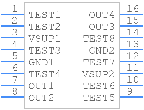 HAR3930GU - TDK - PCB symbol