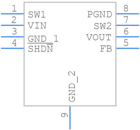 LTC3531EDD#TRPBF - Analog Devices - PCB symbol