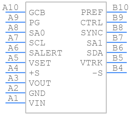 BMR4632002/001 - Flex Power Modules - PCB symbol