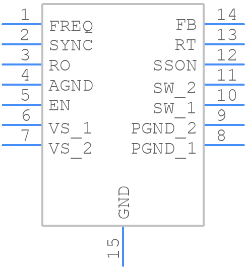TLS4125D0EPV33 - Infineon - PCB symbol