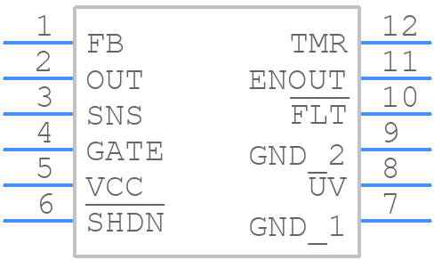LT4363MPMS-1#PBF - Analog Devices - PCB symbol