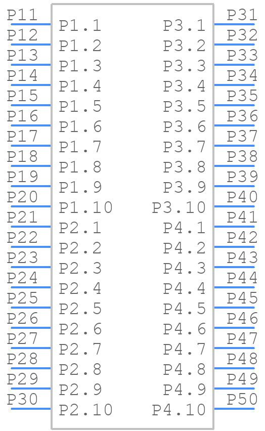 46437-9204 - Molex - PCB symbol