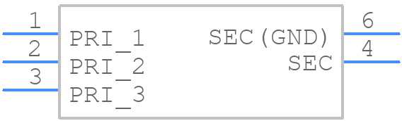 B78416A2433A003 - TDK - PCB symbol