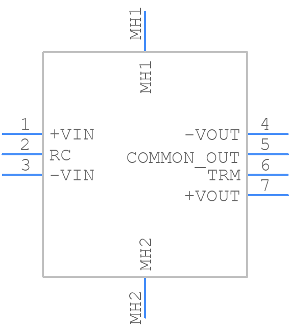 CC1R5-0312DF-E - TDK Lambda - PCB symbol