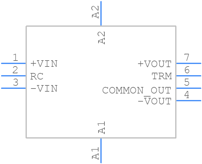 CC3-0312DF-E - TDK Lambda - PCB symbol