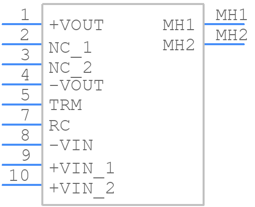 CC3-0505SS-E - TDK Lambda - PCB symbol