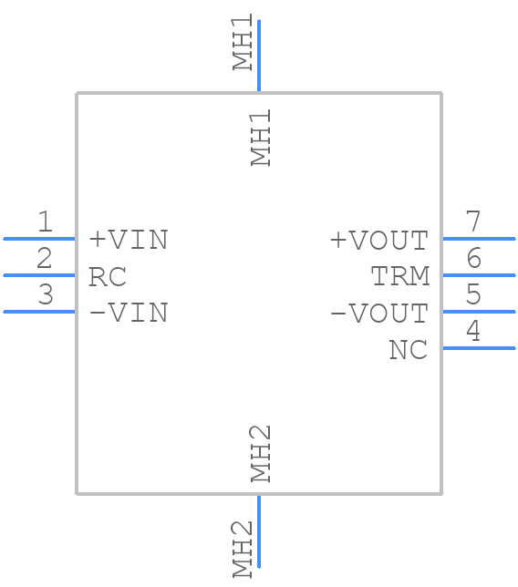 CC6-4803SF-E - TDK Lambda - PCB symbol