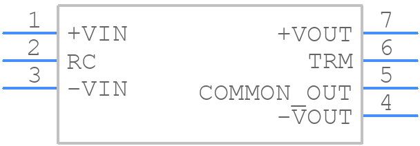 CC6-4812DR-E - TDK Lambda - PCB symbol