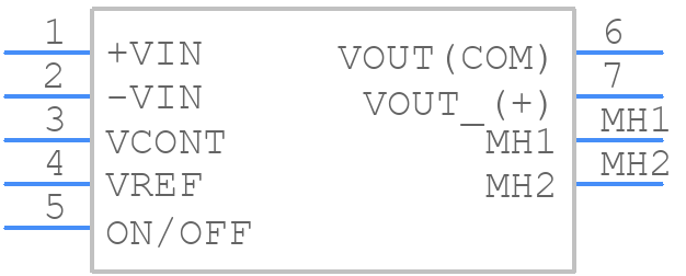 CHVM1R5-12-2000P - TDK Lambda - PCB symbol