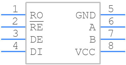 MAX3362EKA+T - Analog Devices - PCB symbol